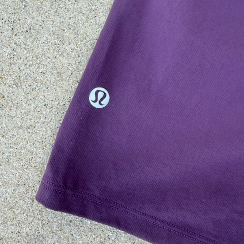 Lululemon License to Train Shorts 4” Purple Grape Thistle Size 6 - Picture 4 of 6